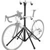Two Bike Gravity Pole Stand Garage Space Saving Bicycle Work Stand Hanger No Drilling Required for Apartment Bikes Safe & Secure