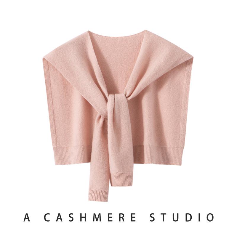 Women s 100% Pure Cashmere Shawl - Versatile Autumn/Winter Solid Color Knit Scarf