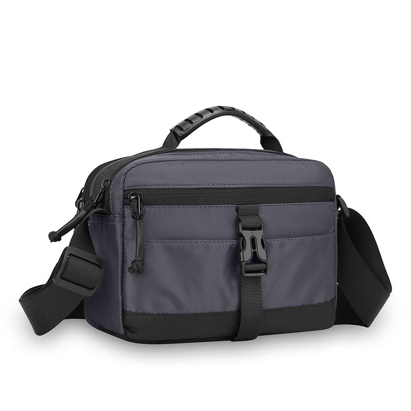 

Мужская сумка в винтажном стиле, высококачественная сумка-мессенджер из Оксфорда, сумки через плечо для мужчин, модная повседневная трехслойная мужская плечевая сумка 22cmX16cmX8cm