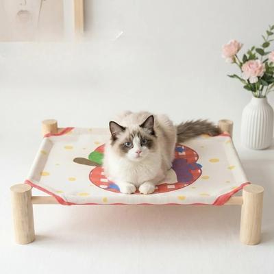 Removable and Washable Pet Camp Bed Kennel Small Dog Bed Universal In All Seasons Hanging Off The Ground Moisture-proof Cat Bed