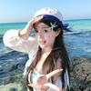 Sweet White Sailor Hat Korean Style Octagonal Cap Casual Painter Hat  Spring Summer