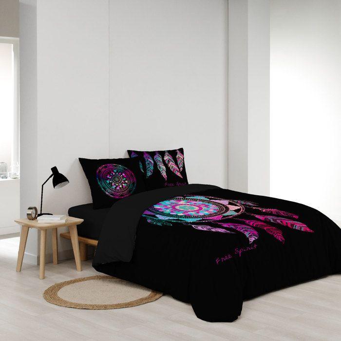 Parure Housse De Couette 220 X 240 Cm Spirit Porte Bonheur