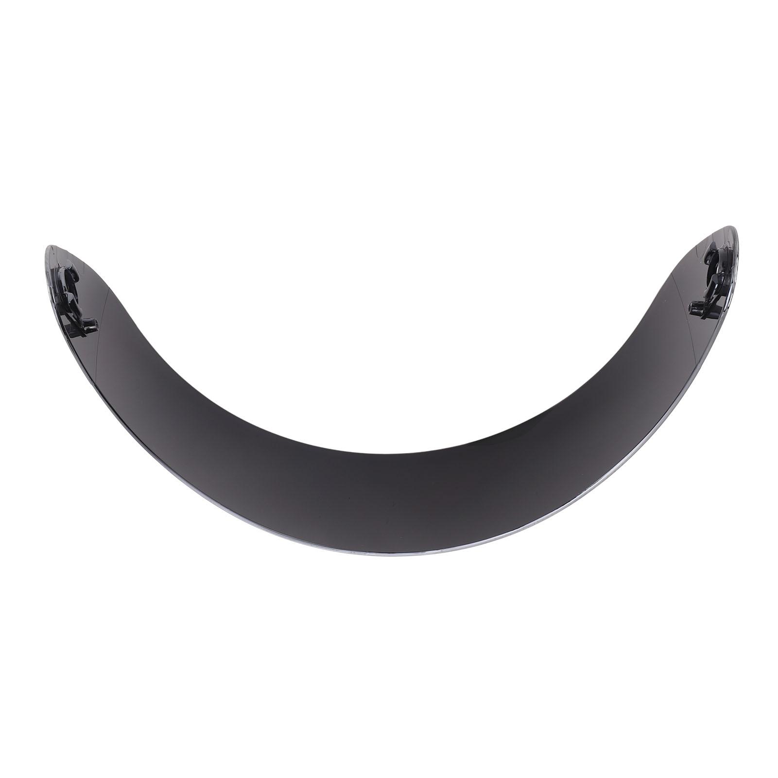 

Козырек для мотоциклетного шлема 190 градусов Горизонтальный обзор Толстый козырек для мотоциклетного шлема Сменная линза для AGV серебряный