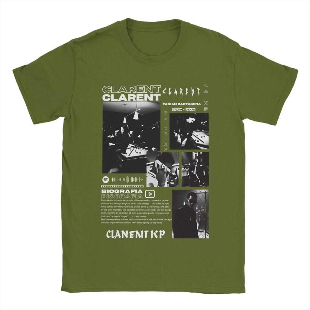 Unisex Rapper CLARENT Album T Shirt 100 Cotton Tops Vintage Short Sleeve Round Neck Tees Printed TShirts