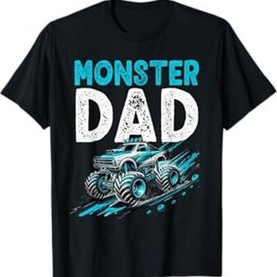 Monster Truck Papa Vatertag Herren T-Shirt