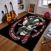Skull Jiu-Jitsu Fight Design Patterned Carpet a Non Slip Rug Suitable for All Seasons and Any Setting, Gift