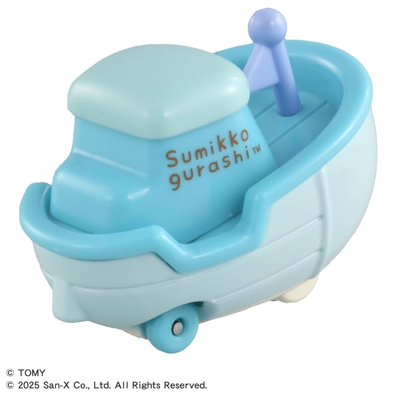 TAKARA TOMY Tomica Dream Tomica No. 167 Sumikkogurashi Dream Boat Lizard Miniature Car Toy for Ages 3 and Up