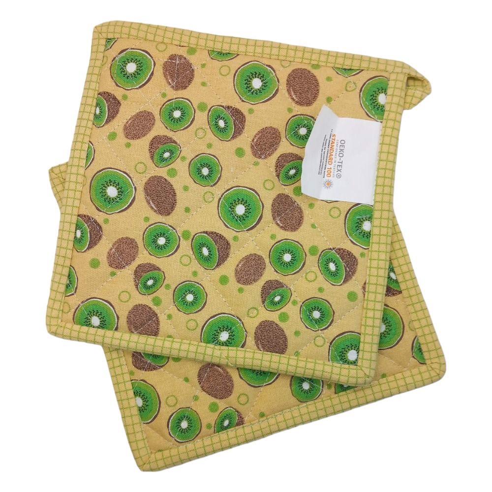 Pot Holder Pad 20X20 2 Pcs Kiwi