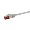 PrimeLine Patch Cable, Cat.6, S/FTP, Patch Cable, LAN Cable, Patch Cord, Patch Cable PrimeLine, Gray, 2.0 m