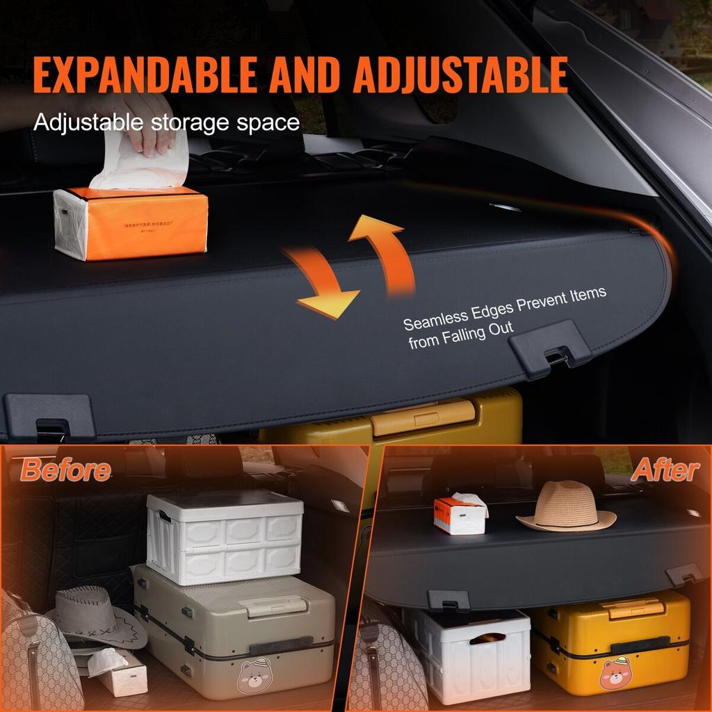Retractable Cargo Cover for Mazda CX-5 2017-2024 Upgraded Rear Trunk Cover