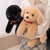 Soft Labrador Plush Doll With Bell Collar Decoration For Children And Nap Time
