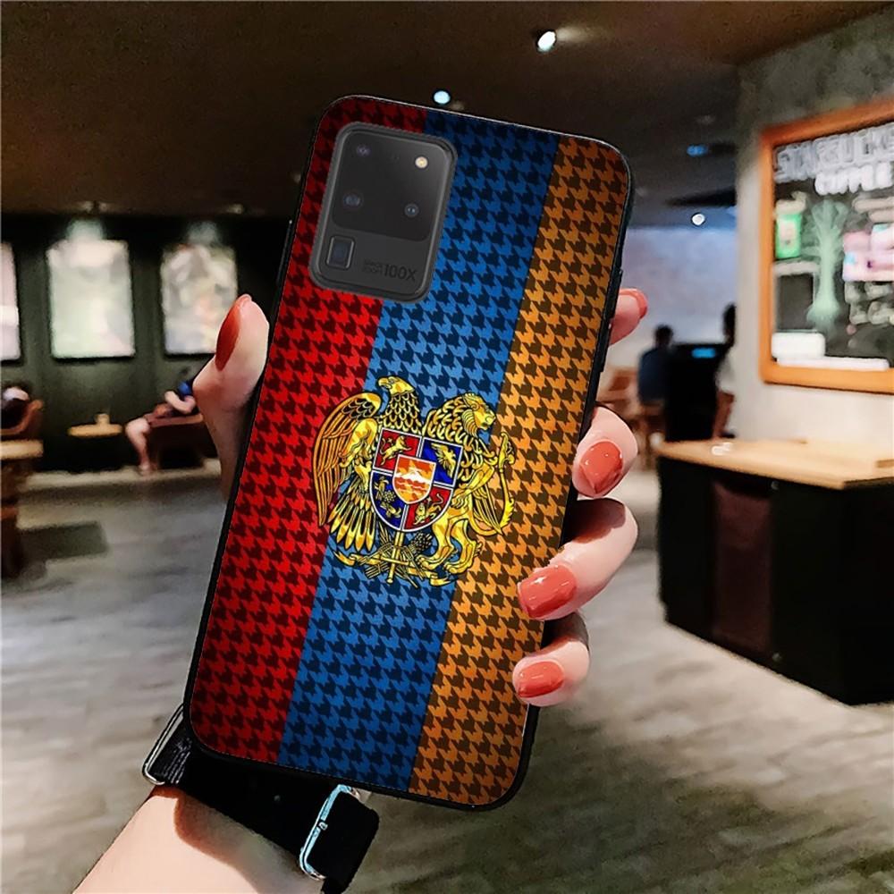 Armenia Armenians Flag Phone Case For Samsung S 9 10 20 21 22 23 30 23plus lite Ultra FE S10lite Fundas