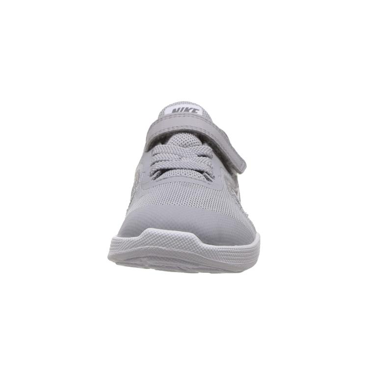 Nike REVOLUTION 3 Slip Resistant Cushioning Abrasion Resistant Low Top Toddler Shoes Gray White Infant And Toddler 819415-008