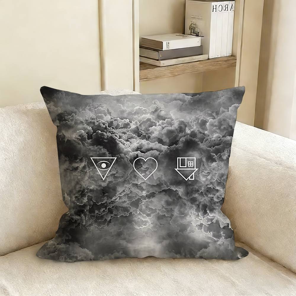 NNeighbourhood I Love You Pillow Cover Sofa Cushion Cover Home Room Decoration Children Gift