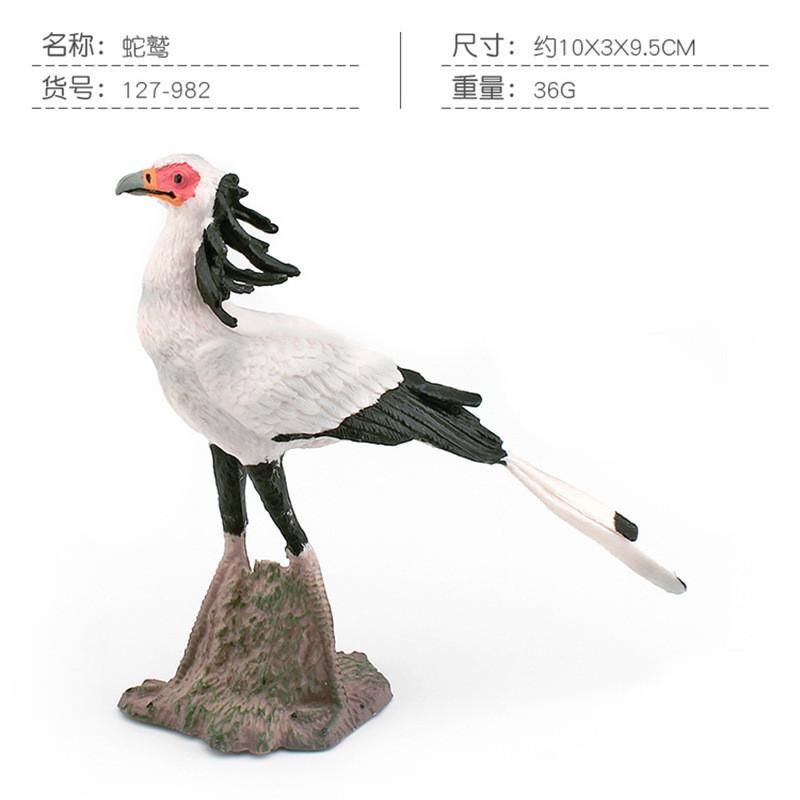 Exquisite Pvc Animal Models Featuring Snowy Owl Bald Eagle Macaw And Seagull Static Decor