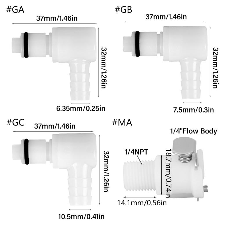 High Strength Quick Detach Fuels Hose Fitting Fast Release Fuels Hose Connector Enhances Durability for R1200GS Bikes