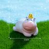 Pack of 6 Cute Hippo Figurines Resins Minaiture Ornaments Decors for Living Room Bedroom Office and Festives Celebration
