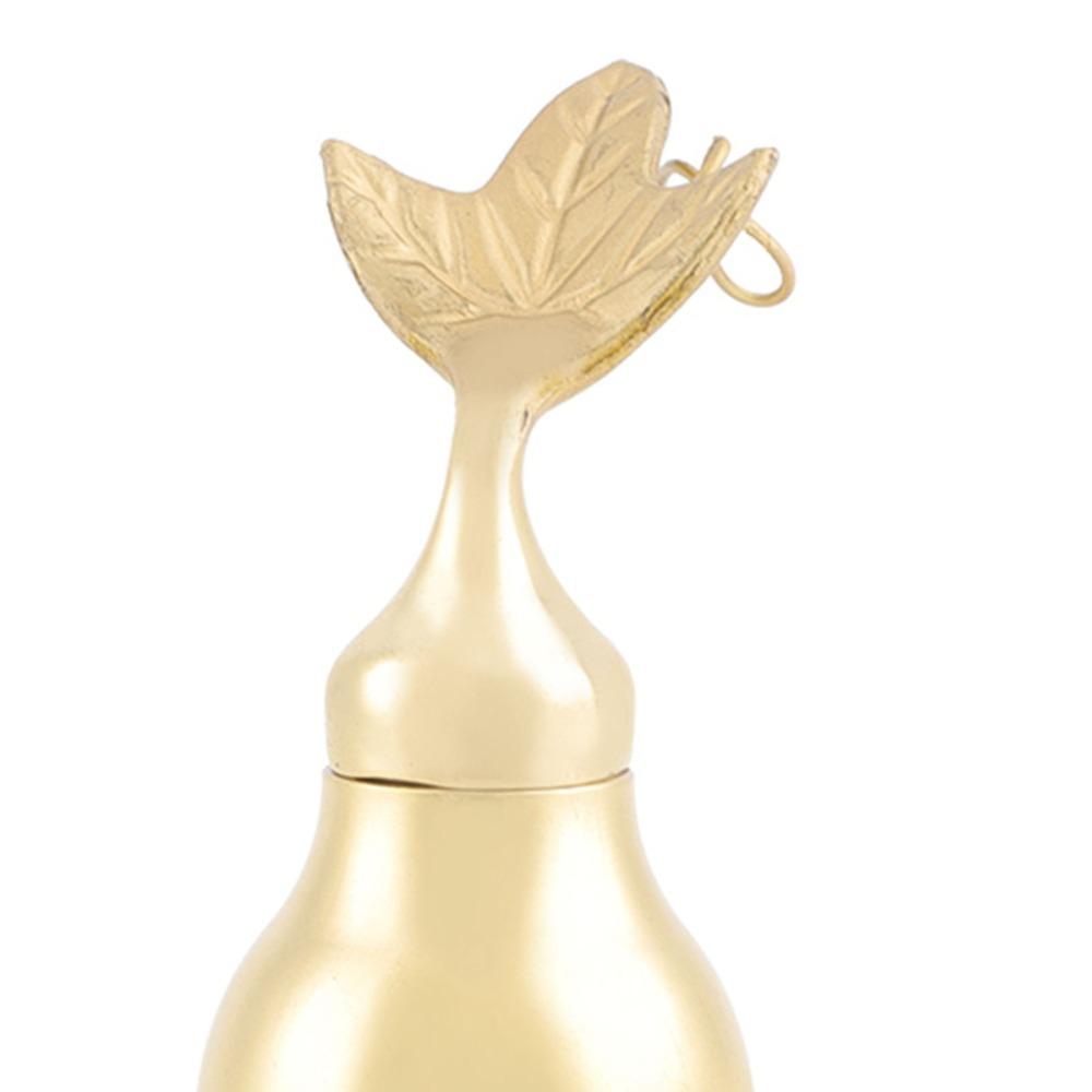 Brass Brass Gourd Open Cover Wu Lou Gourd Statues Feng Shui Gourd Feng Shui Decoration