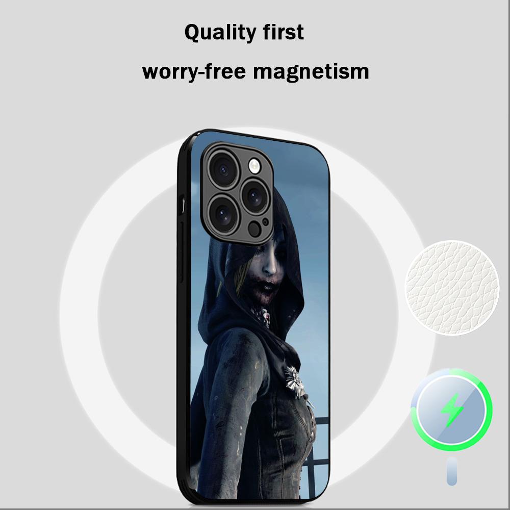 Pop ins thriller evil daughter poster Phone Case For iPhone 17 16 15 14 13 12 Plus Pro Max High-end Luxury Magsafe Sheepskin