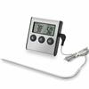 Kitchen Digital Cooking Thermometer Meat Food Temperature for Oven BBQ Grill Timer Function with Probe Heat Meter for Cooking