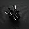 Mactions Crown Style Vented Fuel Tank Cap Gas Cap For Harley Sportster XL 883 1200 Touring Road King Dyna Softail Custom