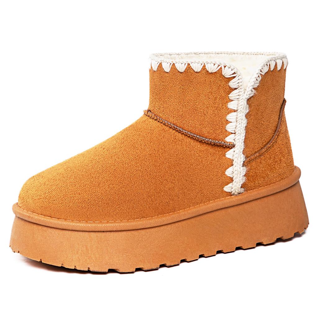 Snow boots women's cotton shoes high-top cold-proof women's boots warm and comfortable shoes women's fashion versatile boots
