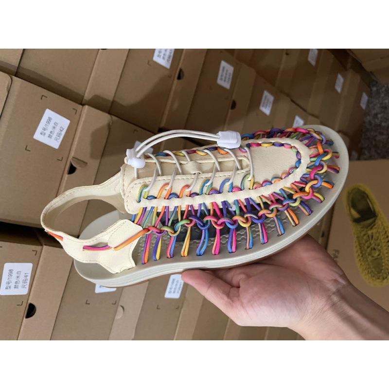 Summer Sandals Thai Woven Sandals Men's Sandals Casual Sandals Beach Shoes Thailand Vietnam Roman Sandals Women