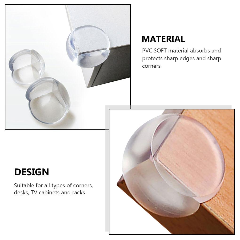 Baby Safety Corner Protectors Softness Furniture Table Protector Desk Self-adhesive Anticollision Corners Guard for Child