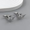 Bat Cufflinks for Men Sleeve Wrist Buttons Shirt Clasps Stainless Steel Cuff Buckle Wedding Grooms Jewelry Mens Accessories
