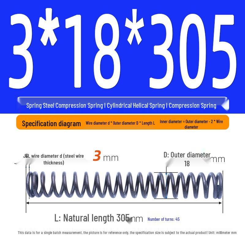 Compression Spring Y-Type Shock Absorbing Coil 3*16/17/18/19/20