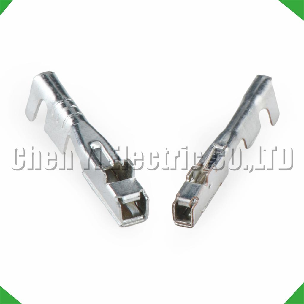 50 Pcs 1.0 1.8 mm Male or Female wire Crimp Pins For 175265-1 175269-1 Sheath Automotive Connectors Wire harness Plug