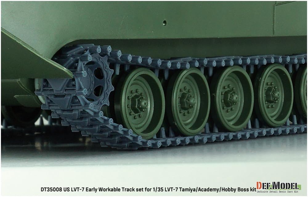 Differential Model Current American Amphibious Vehicle Movable Track Set Early Type Tamiya Academy Hobby Plastic Model Parts DT35008 DEF.MODEL 1/35