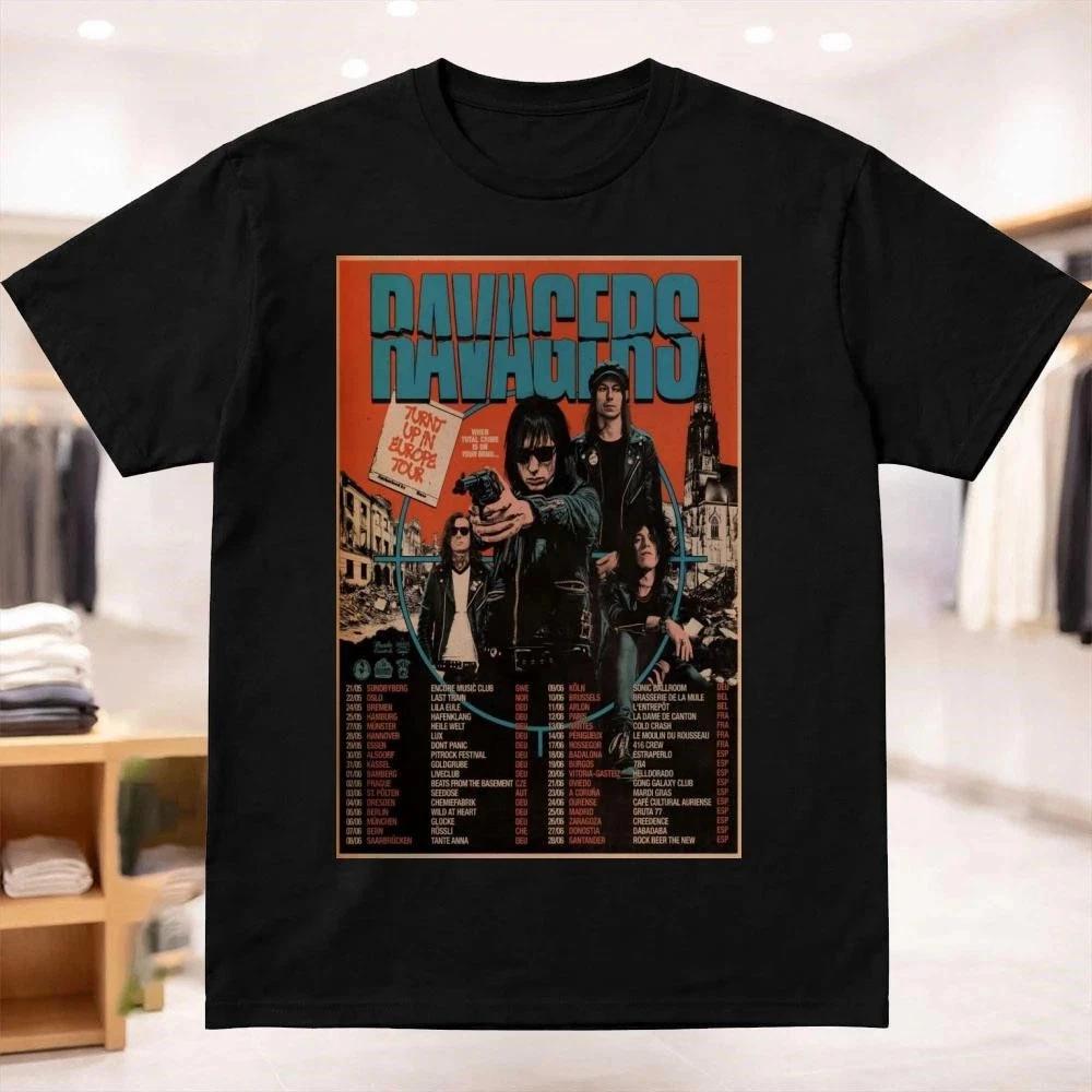 RAVAGERS Turnt Up In Europe 2026 Tour Poster Shirt XL