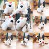 Adorable Dog Plush Doll With Short Faux Fur For Bag Hanging And Collection