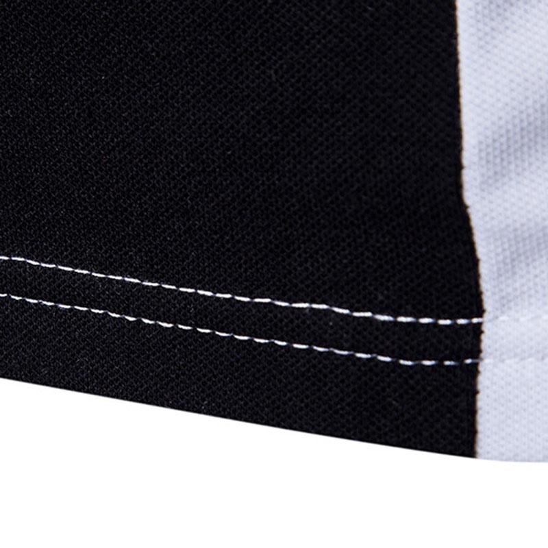 Premium Quality Summer Men's Stylish Casual T-shirts Slim Fit Short Sleeve Polo Shirt Tops Perfect For Everyday Wear