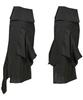 Peulleeoeob 2.Drape Layered Maxi Skirt (Fl-241_Black)