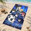 Blue Lock Microfiber Beach Towel Quick Dry Sand Free Lightweight Beach Towels for Travel Swimming Camping