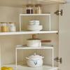 Modulars Stackable Shelf Corner Design Carbon Steel Corner Shelf Suitable for Flexible Organization in Bathroom Kitchen
