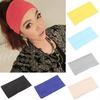 Women Candy Color Wide Yoga Headband Stretch Hairband Elastic Hair Bands Turban