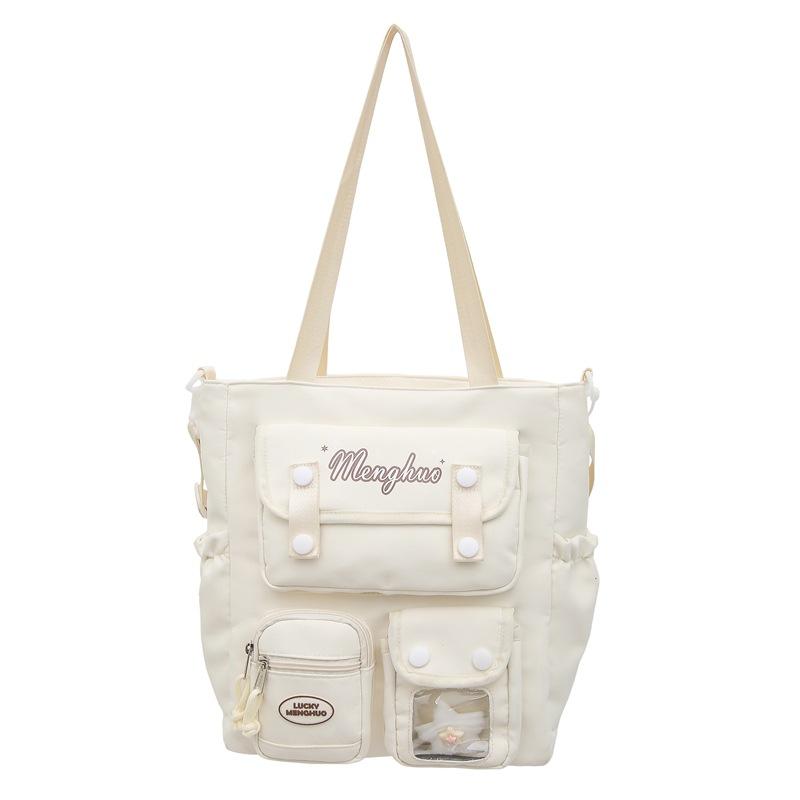 Soft Girl Painbag, Fresh and Cute Schoolbag, School-style Tutorial Bag, Multi-layered Design Sense, Female Student Tutorial Backpack