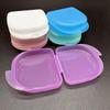 Frosted Orthodontic Retainer Case with Vents: Portable Dental Storage for Grinding Teeth