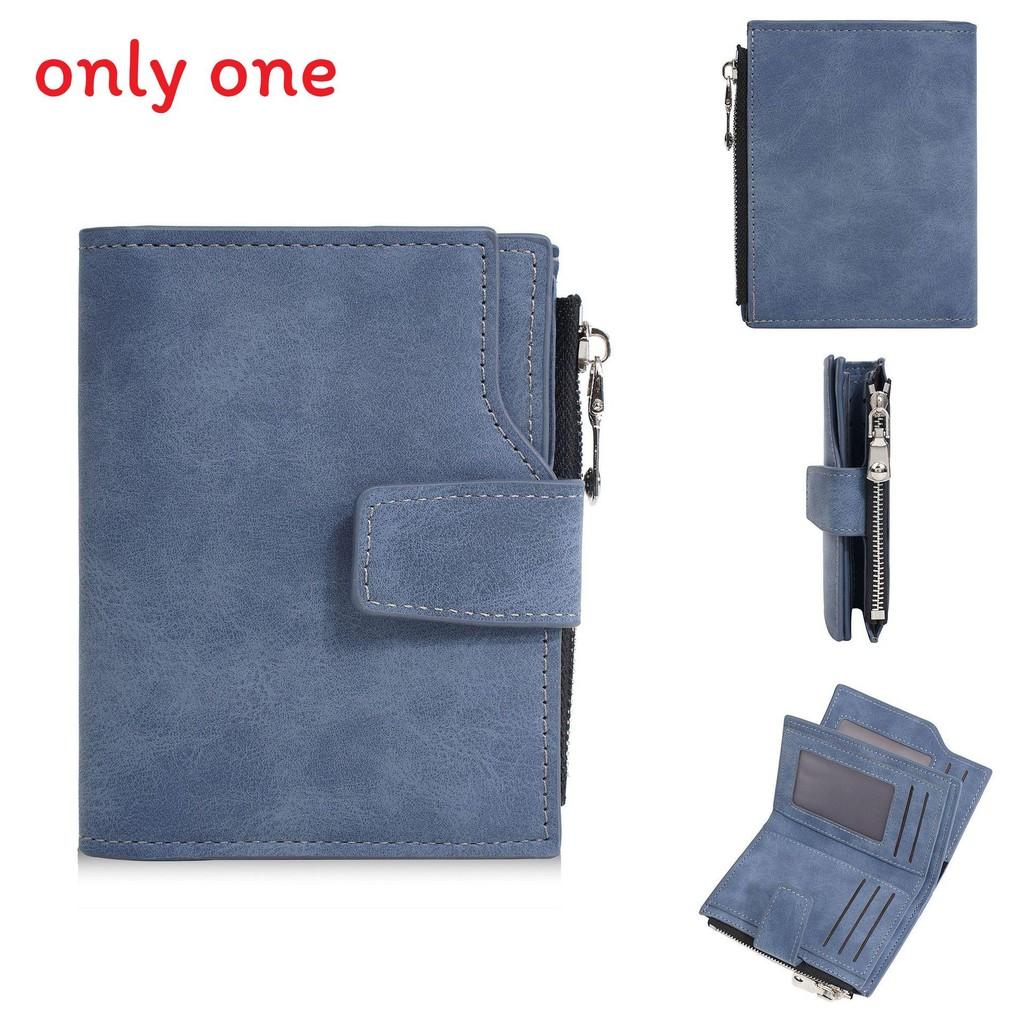 Urban Minimalist Pu Wallet For Women With Card Organizer And Solid Pattern Design For Everyday