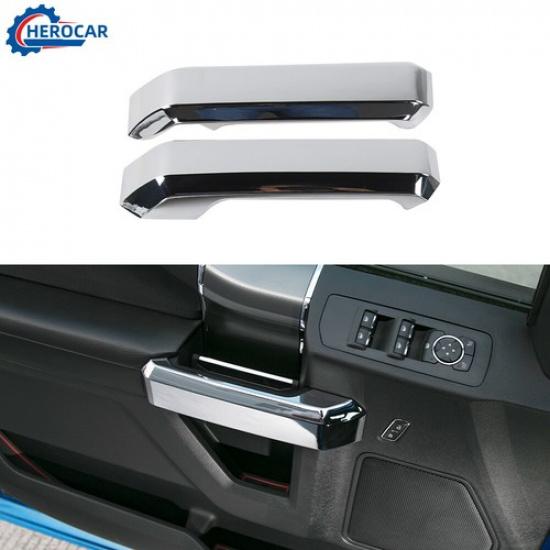 Dekorabdeckung für Innentürgriff Verkleidung für Ford F150 2-Türer 15-20 Chrom