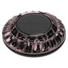 Solar Car Perfume Diffuser Automatic Rotating Decorative Car Aromatherapy Machine for Office Home Silver Black