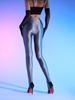 Open Crotch Sexy Tights High Waist Smooth Silky Pantyhose Pole Dance Slim Skinny Clubwear Women Oil Glossy Elastic Underwear