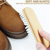 3PCS Suede Shoe Brush Set with Soft Rubber Cleaning Heads for Home Use Gentle Stain Removal for Suede Footwear Maintenance