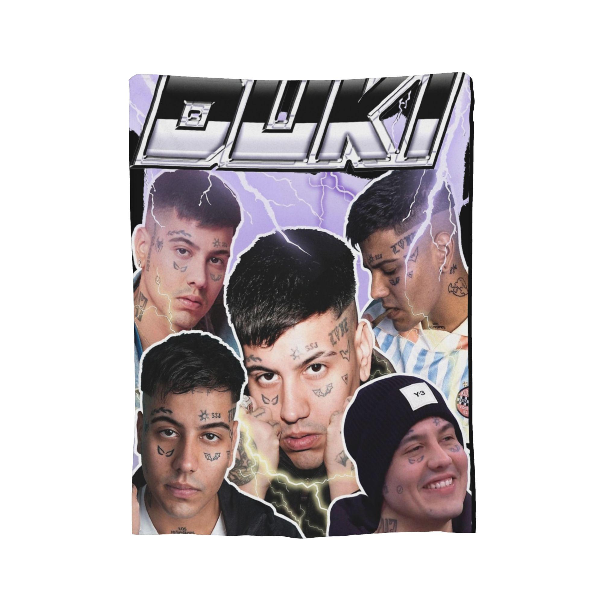 Duki Singer Rapper Blanket Coral Fleece Plush Textile Decor Breathable Lightweight Throw Blankets for Bed Bedroom Rug Piece 30x40in