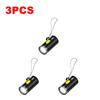1-1PCS Mini Type C Flashlights Pocket Handheld Keychain Flashlights Outdoor Emergency High Brightness Torch For Hiking Camping