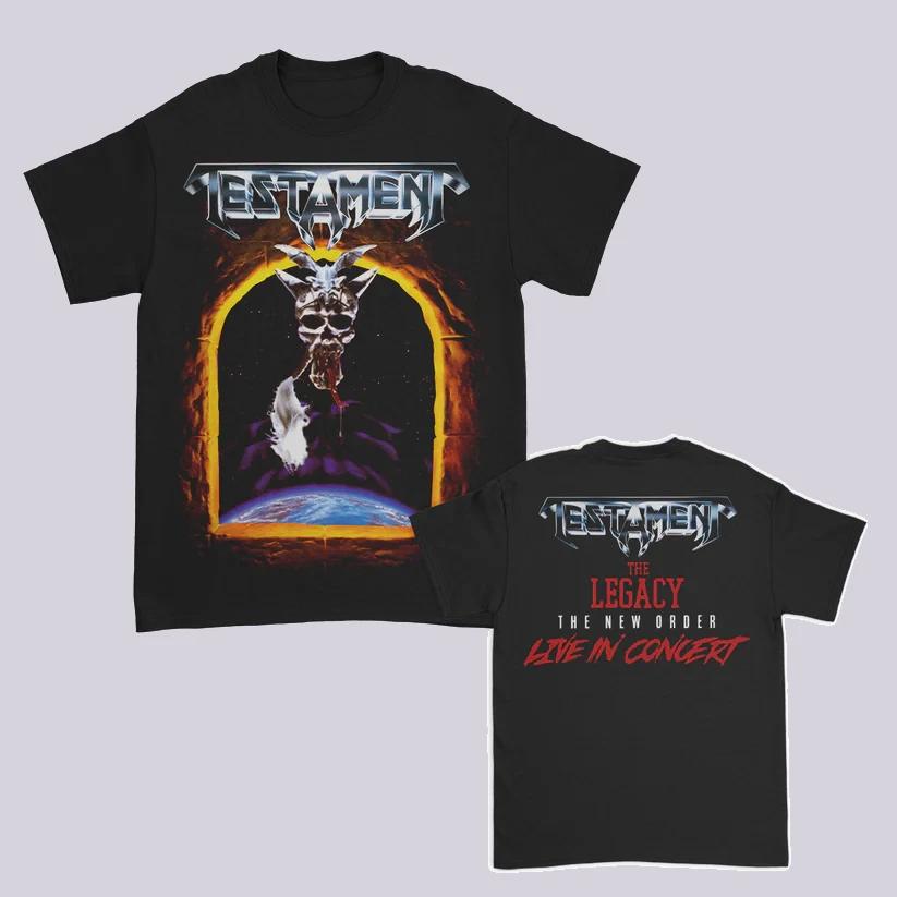 Testament Band The Legacy Heavy Cotton Black All Size Shirt TR519 XS