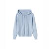 Autumn and winter new drawstring hooded sweater women's loose and thin versatile small fresh knitted sweater top